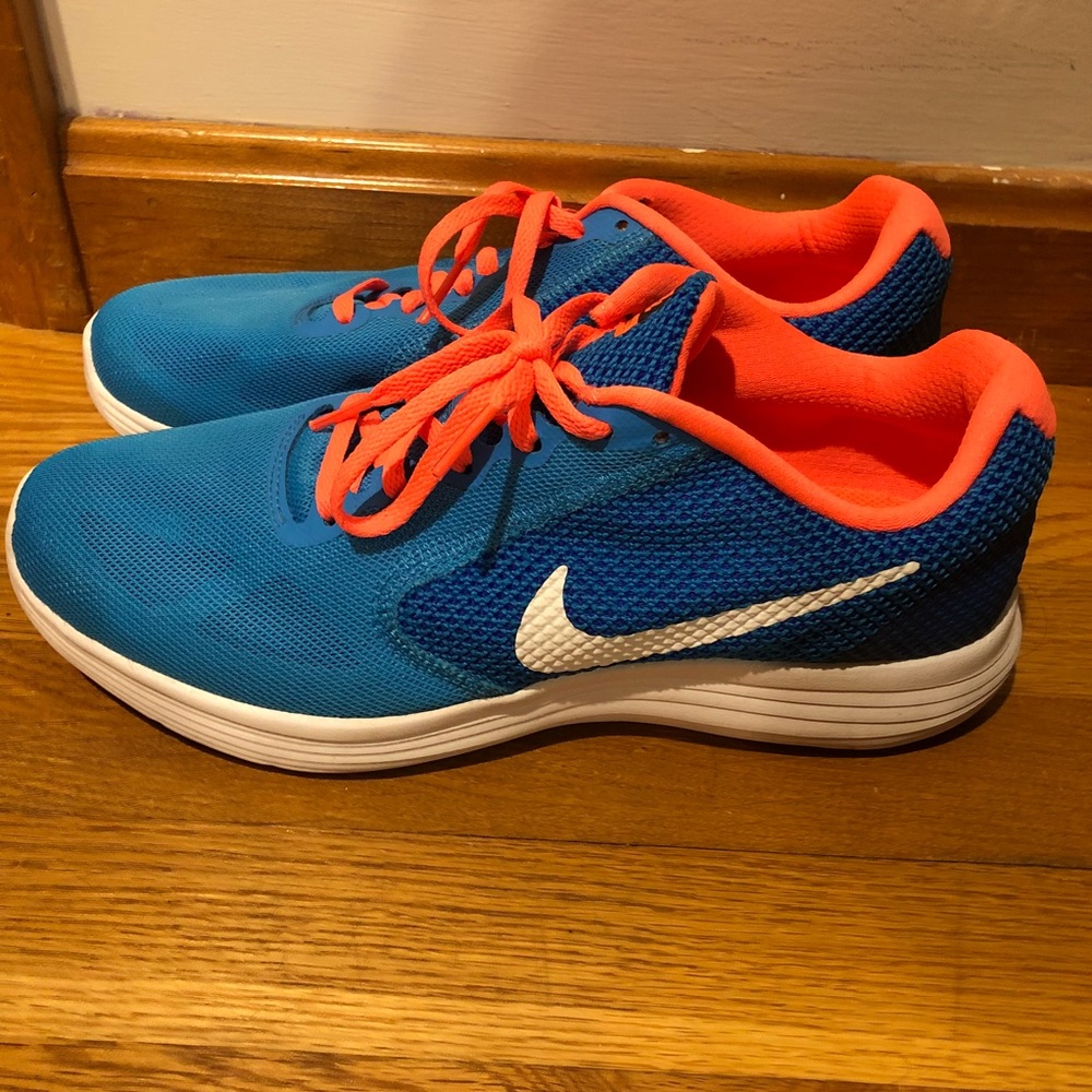 Blue/Orange Nike Sneakers